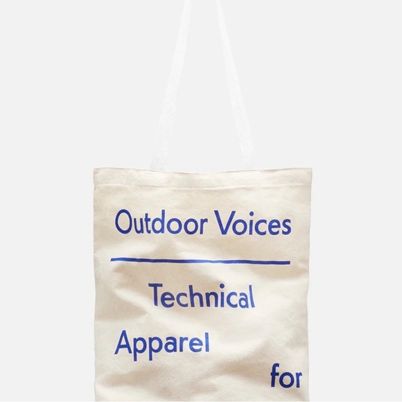 Outdoor Voices Handbags - Outdoor Voices Canvas Tote